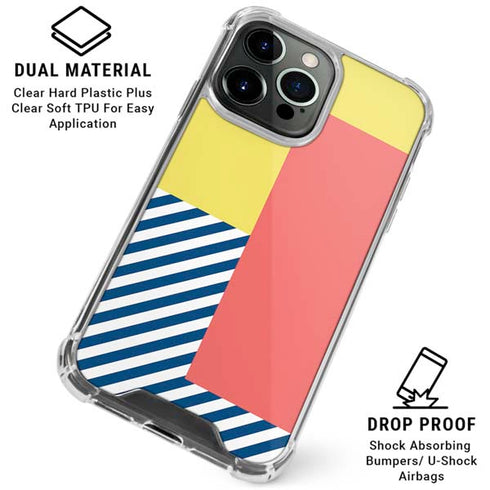 Color Blocks iPhone 16 Pro Clear Case