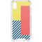 Color Blocks iPhone XS Clear Case