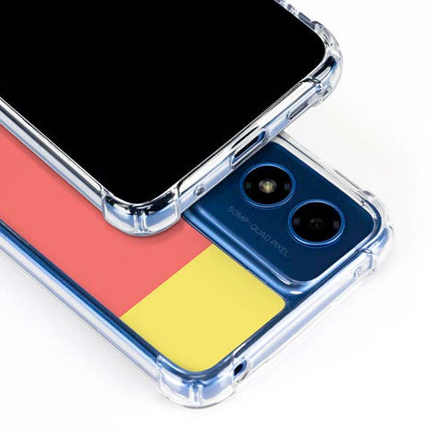 Color Blocks Moto G Play 4G (2024) Clear Case