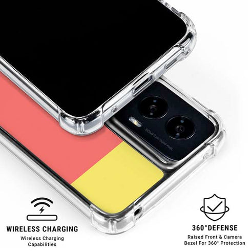 Color Blocks Moto G Power 5G (2024) Clear Case