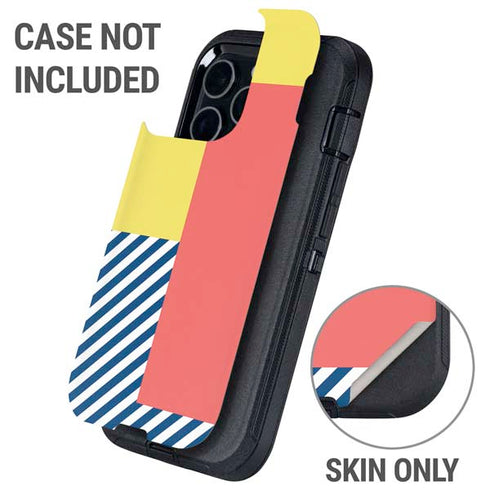 Color Blocks Otterbox Defender iPhone Skin