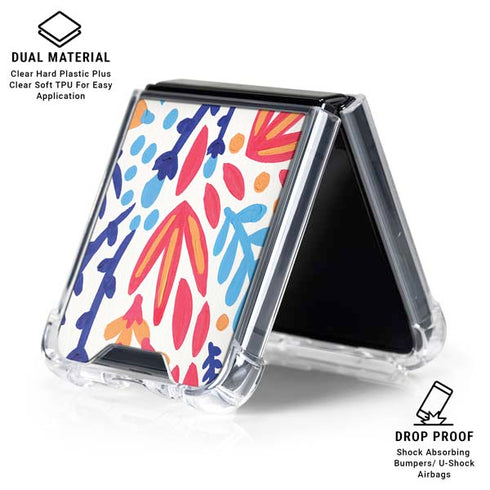 Color Foliage by Cat Coq Galaxy Z Flip6 Clear Case