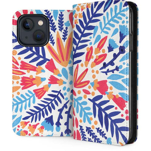Color Foliage by Cat Coq iPhone 15 Folio Case
