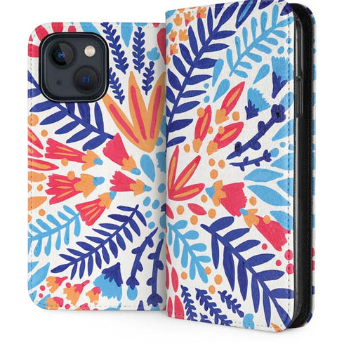 Color Foliage by Cat Coq iPhone 15 Plus Folio Case
