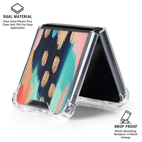 Color Melt by Etta Vee Galaxy Z Flip6 Clear Case