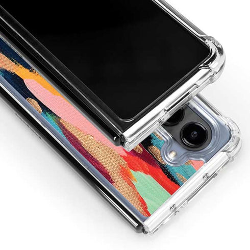 Color Melt by Etta Vee Galaxy Z Fold5 5G Clear Case