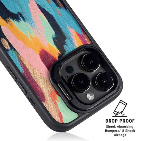 Color Melt by Etta Vee iPhone 14 Pro Kickstand Case
