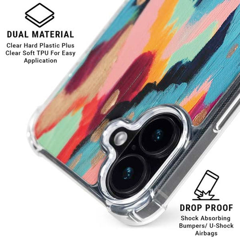 Color Melt by Etta Vee iPhone 16 Plus Clear Case