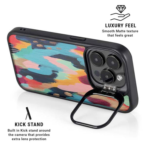 Color Melt by Etta Vee iPhone 16 Pro Max Kickstand Case