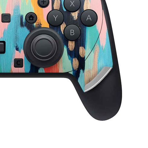 Color Melt by Etta Vee Nintendo Switch 2 (2025) Pro Controller Skin