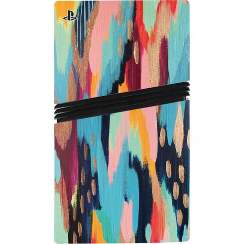 Color Melt by Etta Vee PS5 Pro Disk Bundle Skin