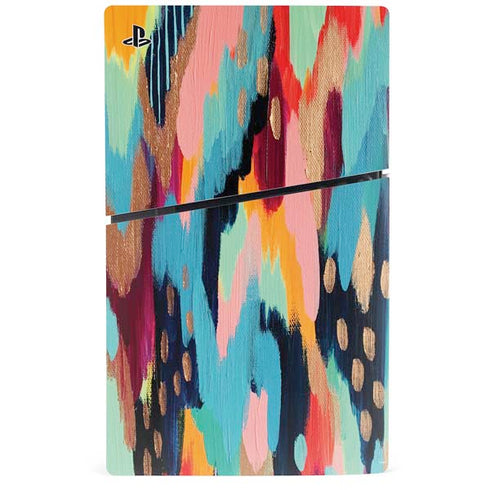 Color Melt by Etta Vee PS5 Slim Digital Edition Console Skin