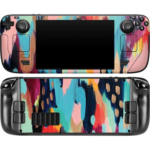 Color Melt by Etta Vee Steam Deck Handheld Gaming Computer OLED Skin