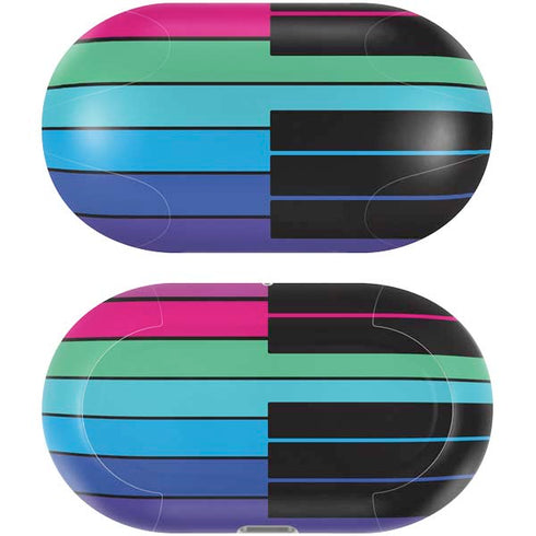 Color Piano Keys Galaxy Buds Plus Skin