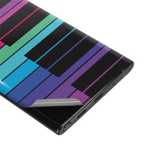 Color Piano Keys Galaxy Note 10 Plus Skin
