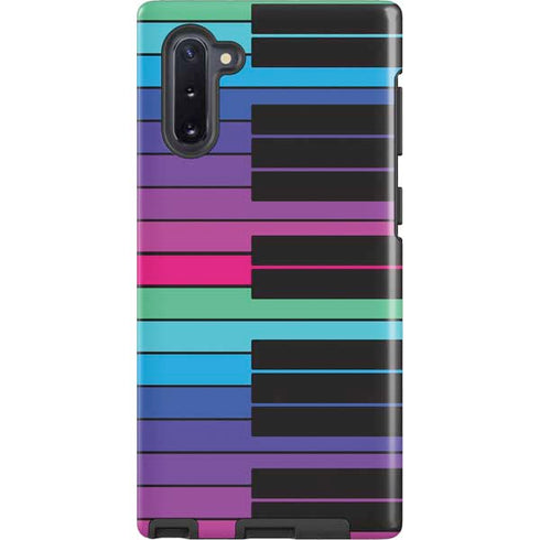 Color Piano Keys Galaxy Cases