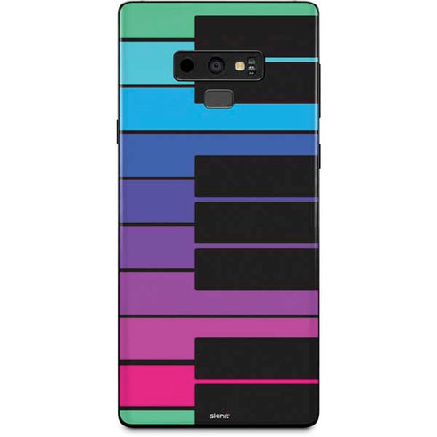 Color Piano Keys Galaxy Note 9 Skin