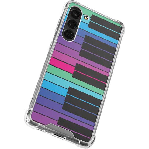 Color Piano Keys Galaxy S24 FE Clear Case