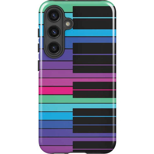 Color Piano Keys Galaxy S25 Impact Case