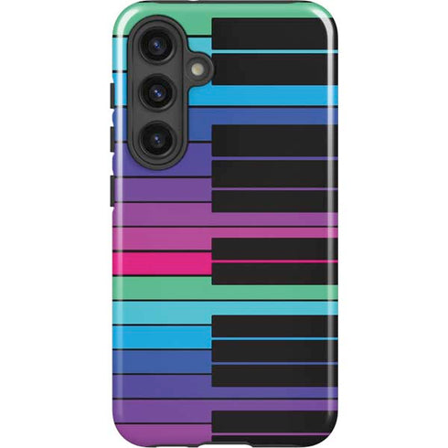 Color Piano Keys Galaxy S25 Plus Impact Case