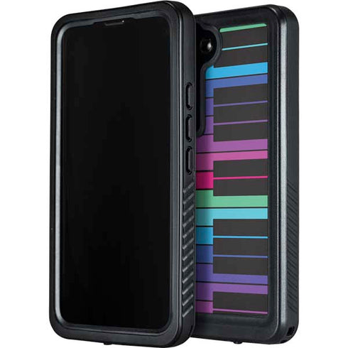 Color Piano Keys Galaxy S24 Plus Waterproof Case