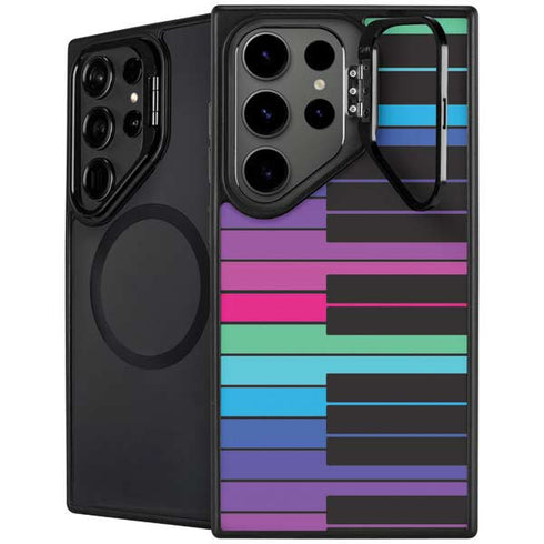 Color Piano Keys Galaxy Cases
