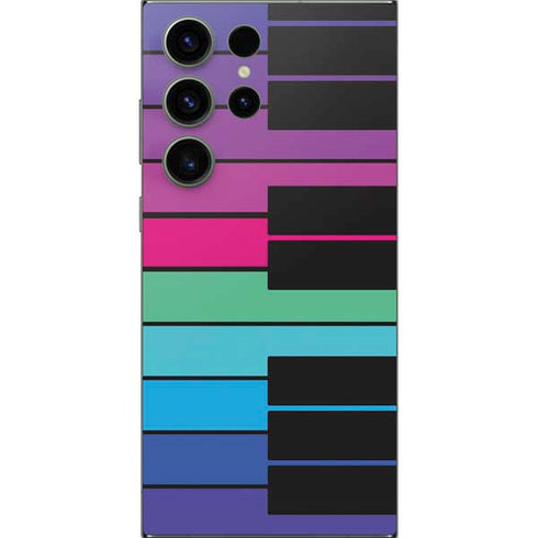 Color Piano Keys Galaxy S25 Ultra Skin