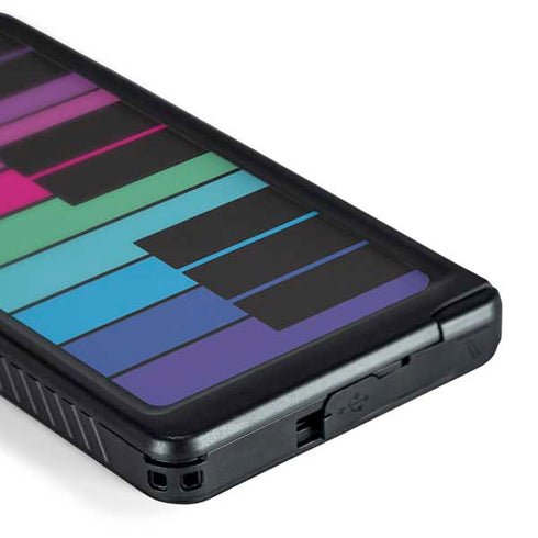 Color Piano Keys Galaxy S24 Ultra Waterproof Case