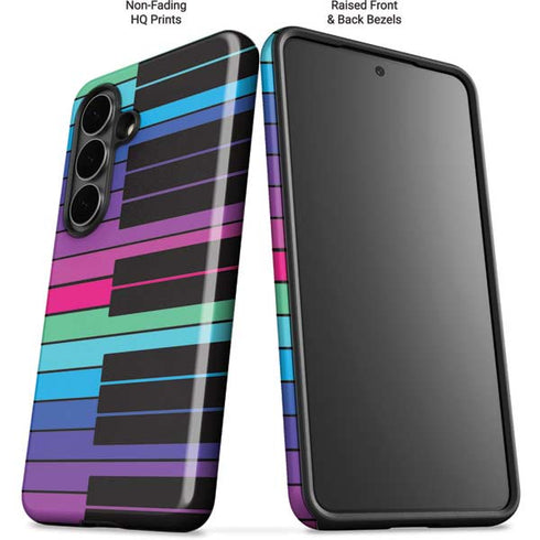 Color Piano Keys Galaxy S26 Impact Case