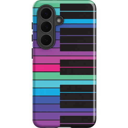 Color Piano Keys Galaxy S26 Plus Impact Case