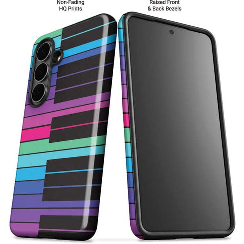 Color Piano Keys Galaxy S26 Plus Impact Case