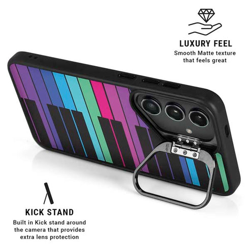 Color Piano Keys Galaxy S26 Plus Kickstand Case