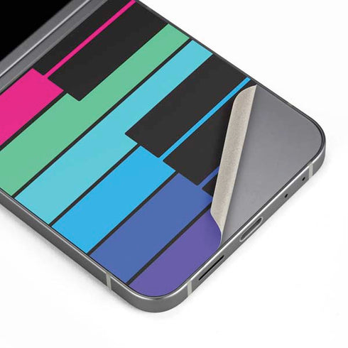 Color Piano Keys Galaxy Z Flip6 Skin