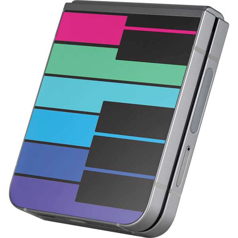 Color Piano Keys Galaxy Z Flip6 Skin