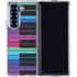 Color Piano Keys Galaxy Z Fold6 Clear Case
