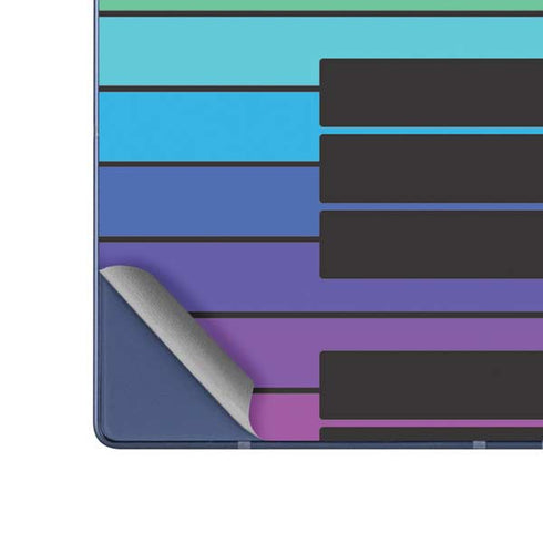 Color Piano Keys Galaxy Z Fold6 Skin