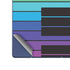 Color Piano Keys Galaxy Z Fold6 Skin