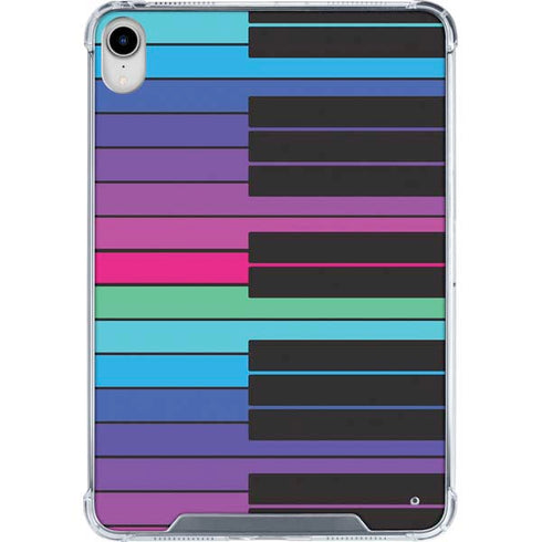 Color Piano Keys iPad 11th Gen (2025) Clear Case