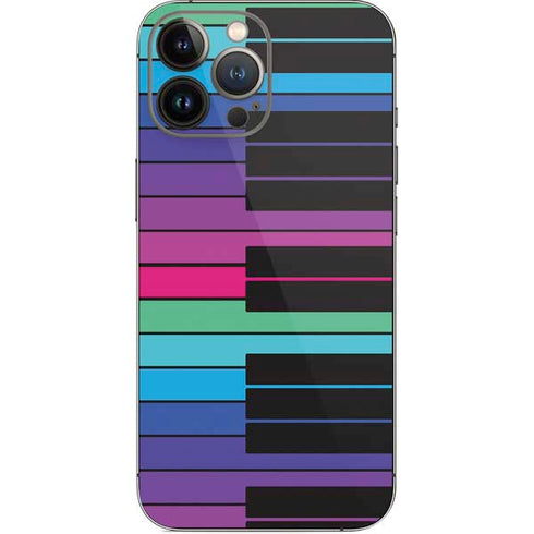 Color Piano Keys iPhone 15 Pro Max Skin