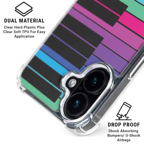 Color Piano Keys iPhone 16 MagSafe Case