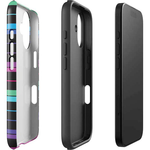Color Piano Keys iPhone 16 Plus Impact Case
