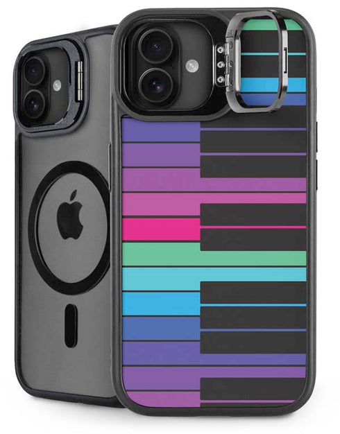 Color Piano Keys iPhone 16 Plus Kickstand Case