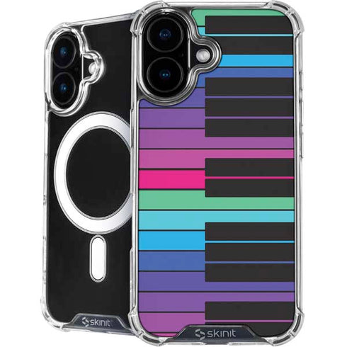 Color Piano Keys iPhone 16 Plus MagSafe Case