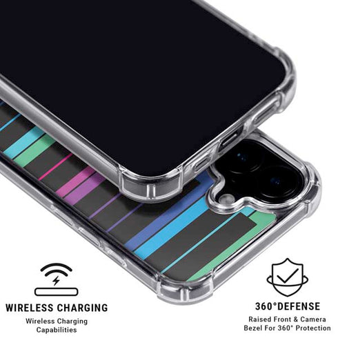 Color Piano Keys iPhone 16 Plus MagSafe Case