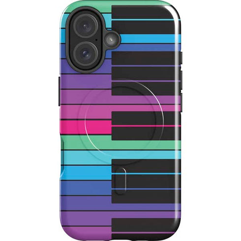 Color Piano Keys iPhone 16 Plus Magsafe Impact Case