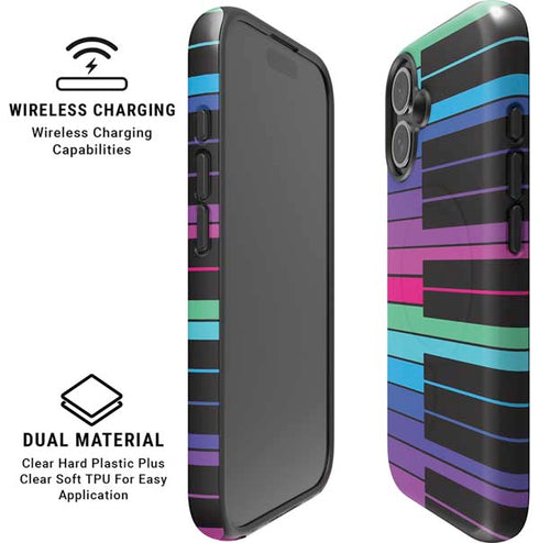 Color Piano Keys iPhone 16 Plus Magsafe Impact Case