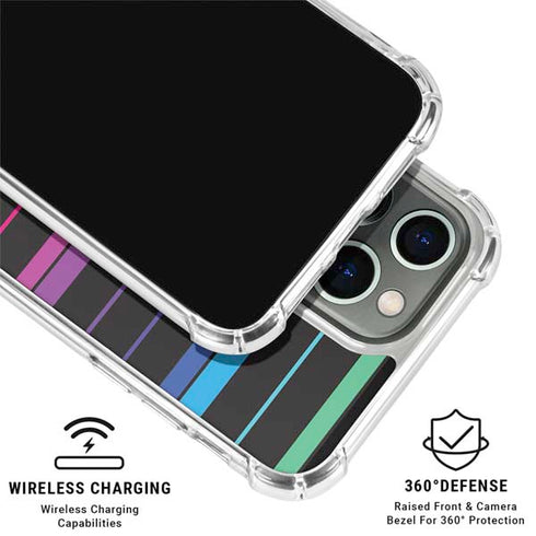 Color Piano Keys iPhone 16 Pro Clear Case