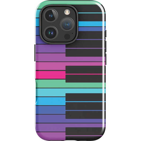 Color Piano Keys iPhone 16 Pro Impact Case