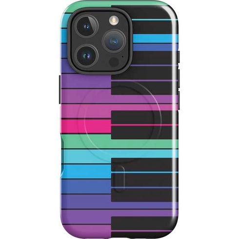 Color Piano Keys iPhone 16 Pro Magsafe Impact Case