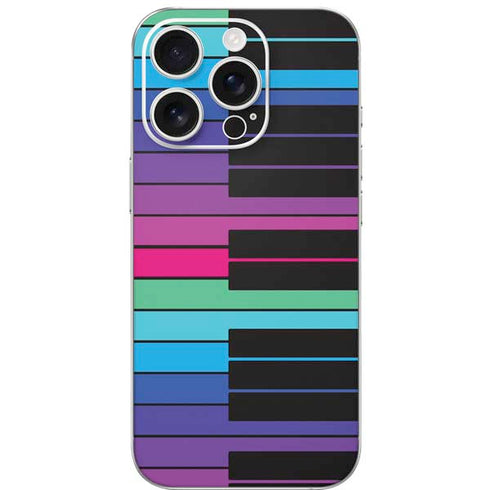 Color Piano Keys iPhone 16 Pro Skin